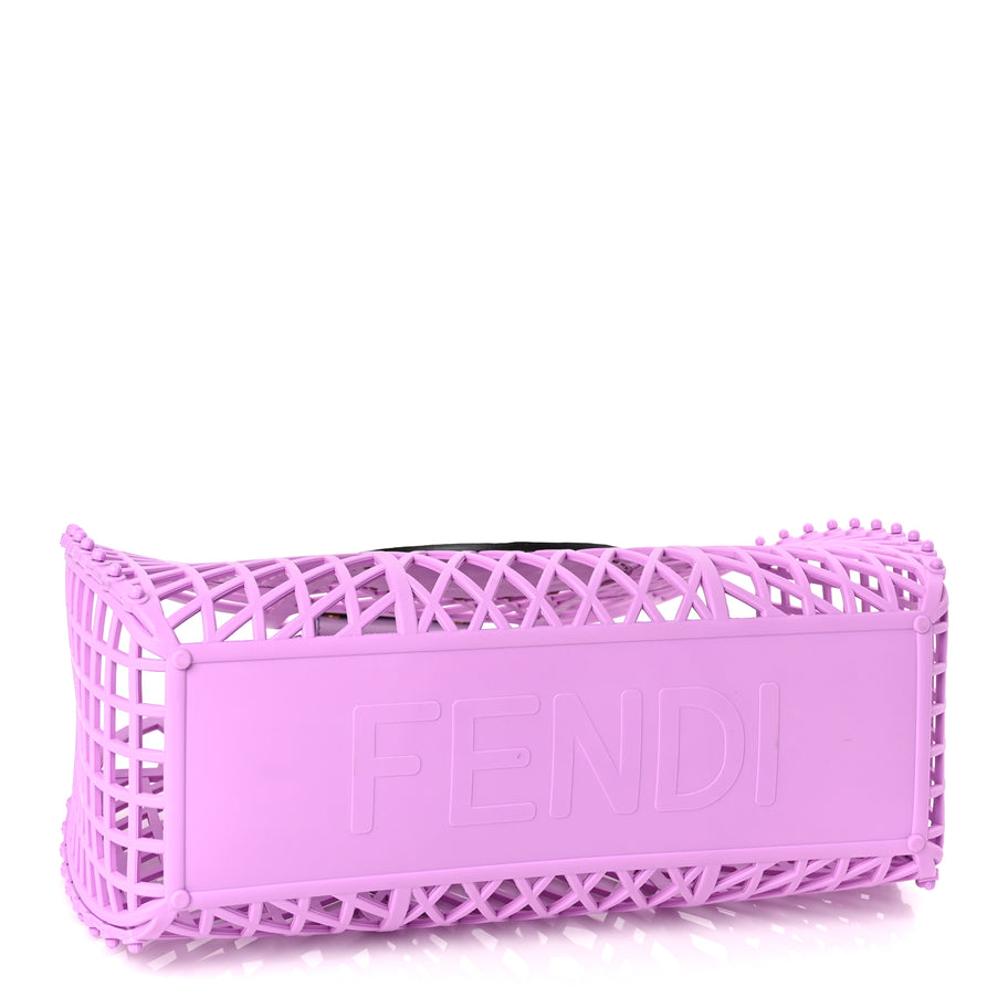 Fendi Recycled Plastic Vitello Liberty Matte Medium Fendi Basket Violetta Image 3