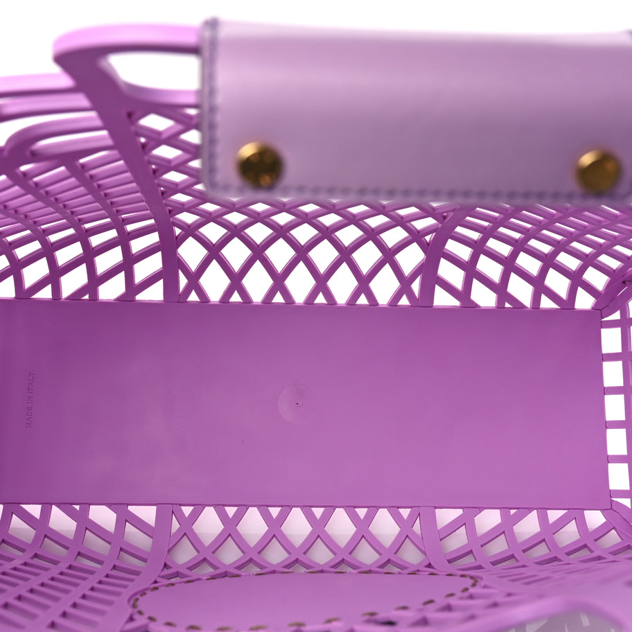 Fendi Recycled Plastic Vitello Liberty Matte Medium Fendi Basket Violetta Image 4