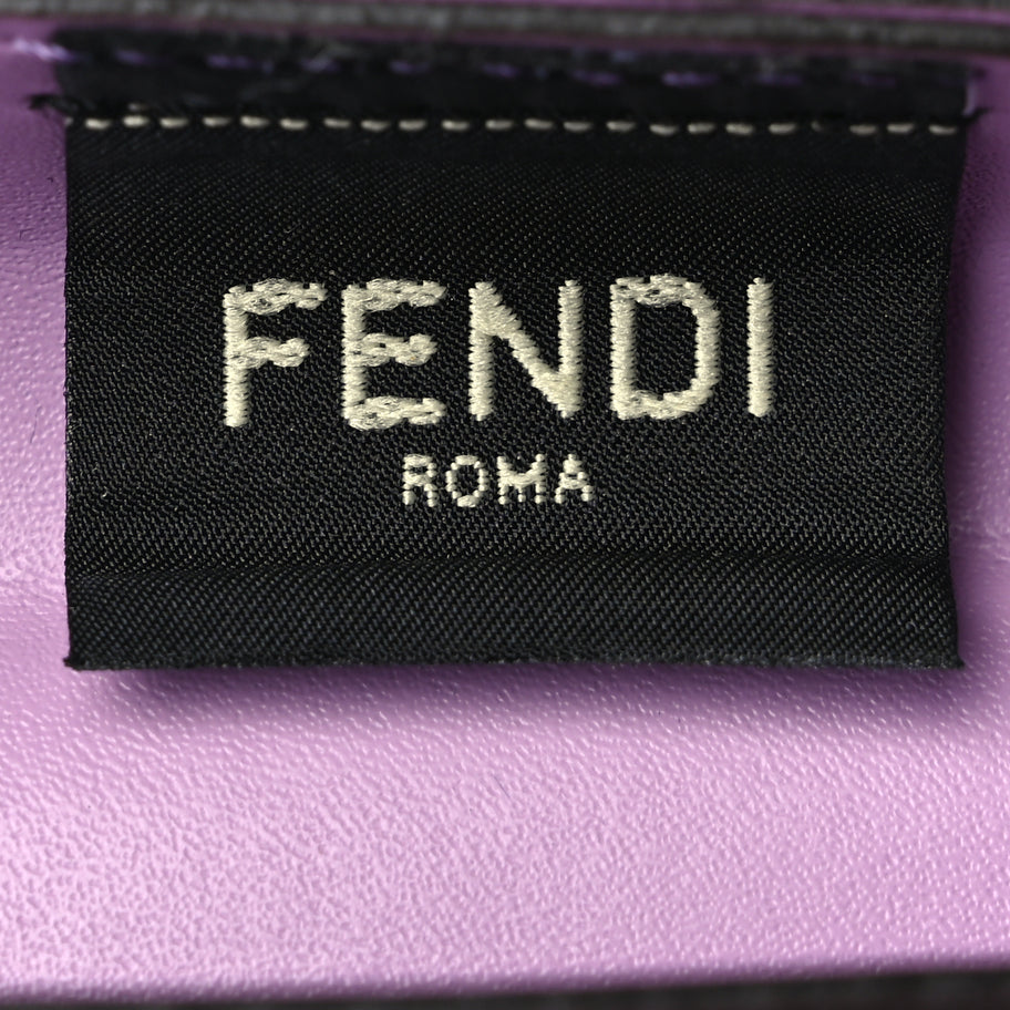 Fendi Recycled Plastic Vitello Liberty Matte Medium Fendi Basket Violetta Image 5
