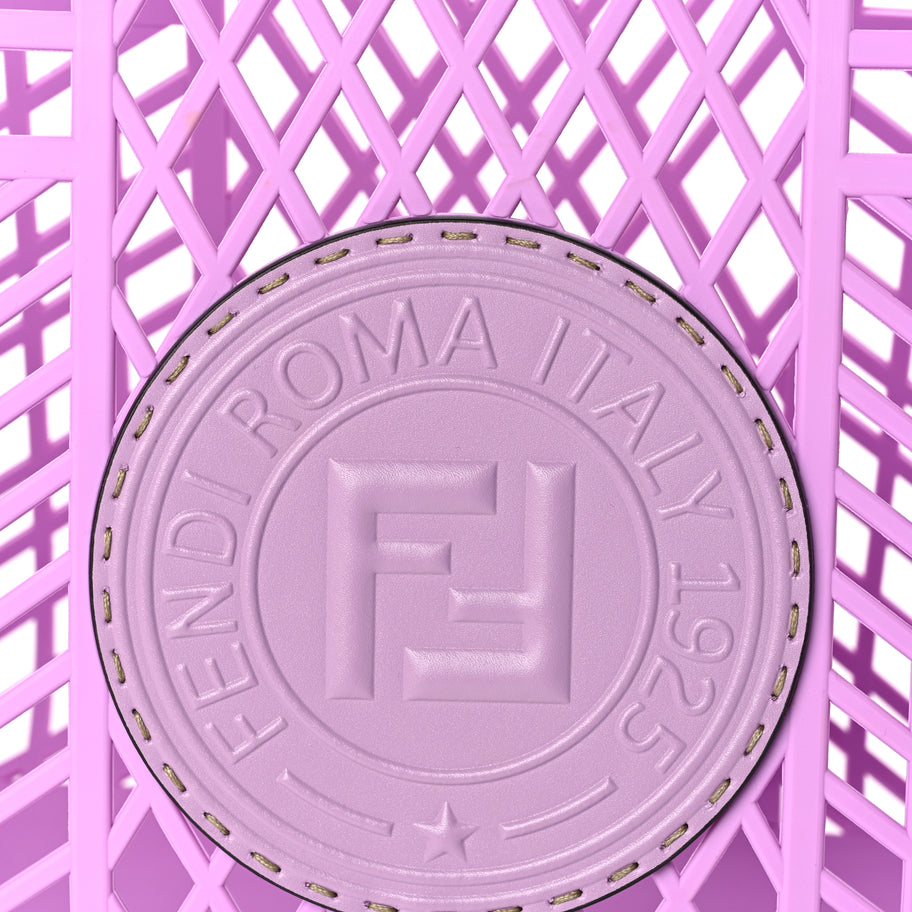 Fendi Recycled Plastic Vitello Liberty Matte Medium Fendi Basket Violetta Image 6