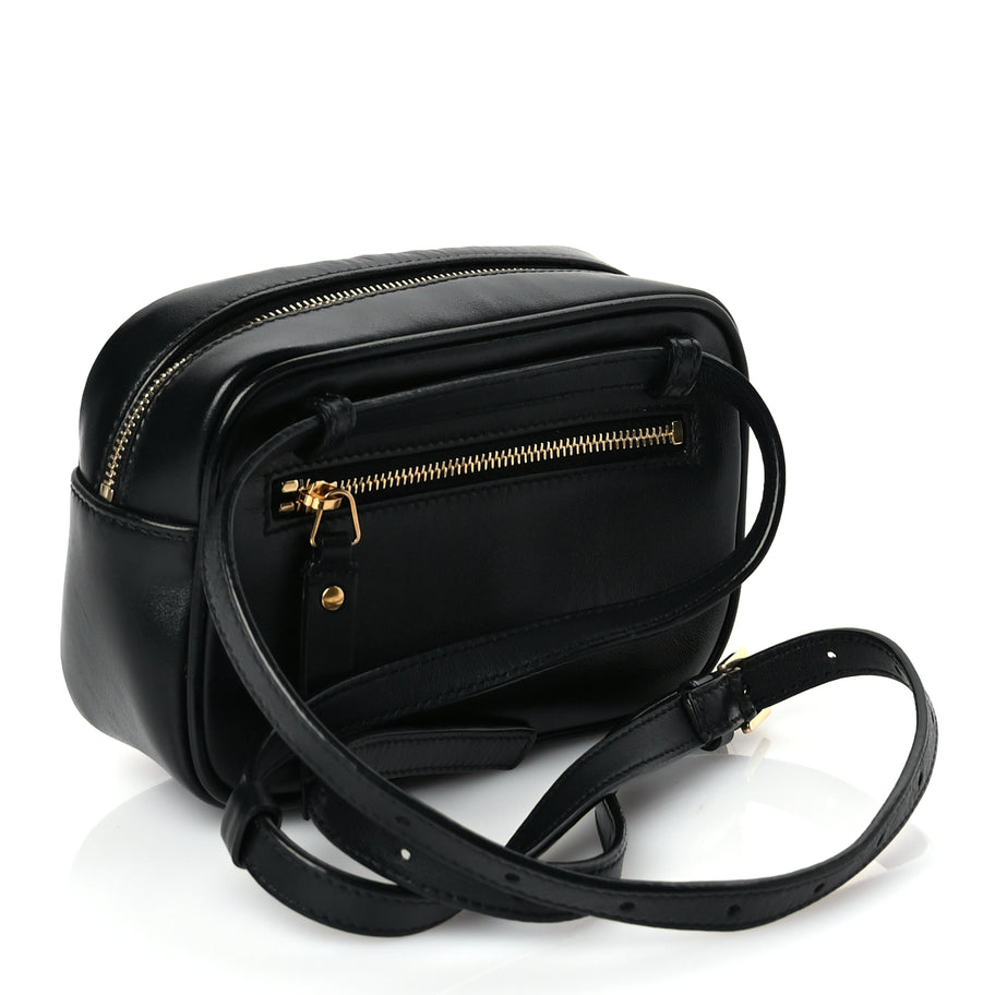 Saint Laurent Calfskin Matelasse Monogram Lou Belt Bag Black Image 2
