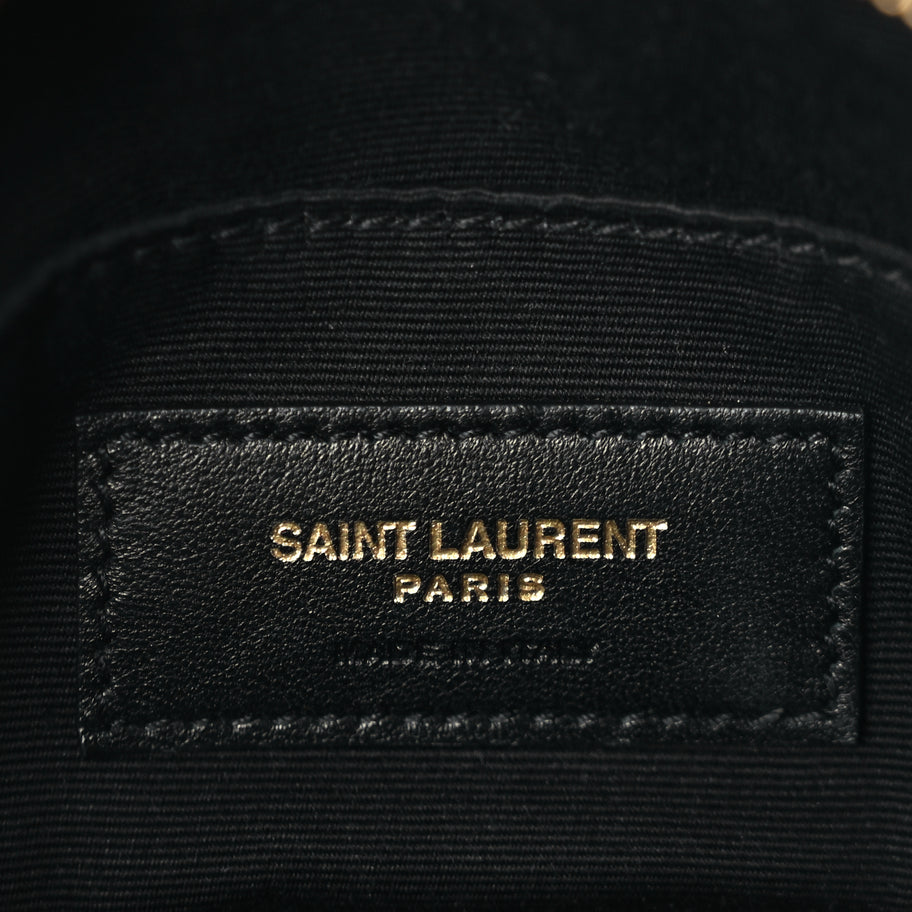 Saint Laurent Calfskin Matelasse Monogram Lou Belt Bag Black Image 5