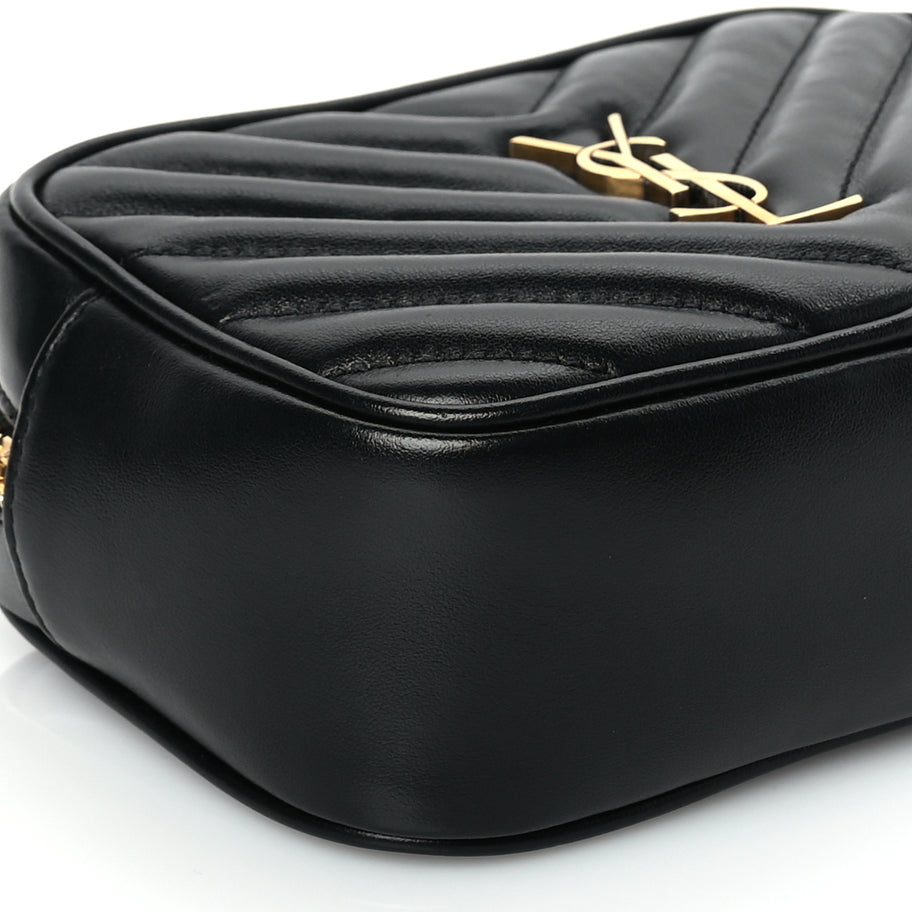 Saint Laurent Calfskin Matelasse Monogram Lou Belt Bag Black Image 7