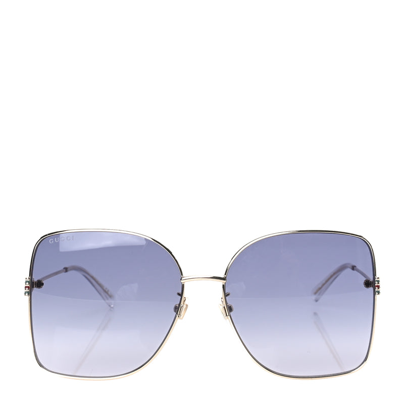  Gucci Metal Oversized Sunglasses GG1282SA Grey