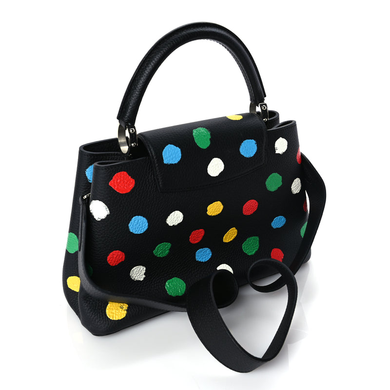  Louis Vuitton LV X YK Taurillon Capucines MM Black
