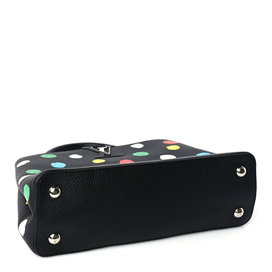 Louis Vuitton LV X YK Taurillon Capucines MM Black Image 3