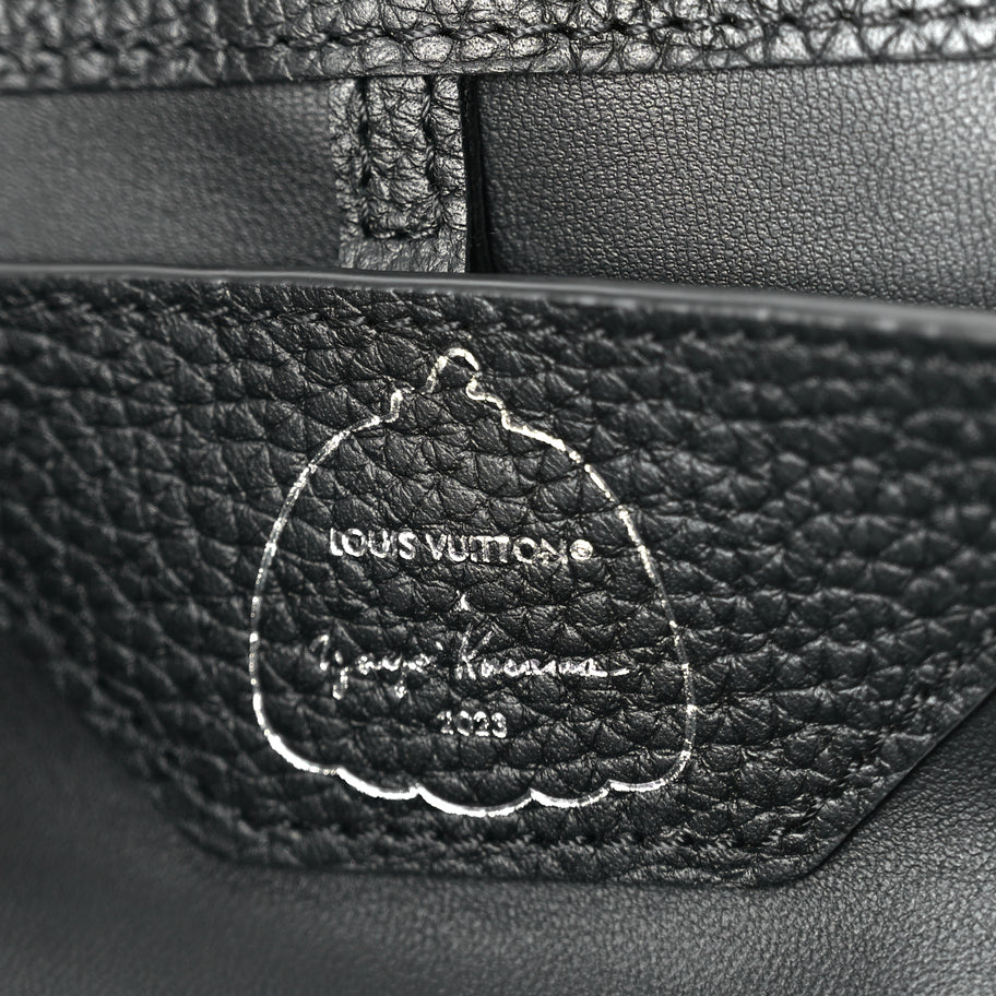 Louis Vuitton LV X YK Taurillon Capucines MM Black Image 5