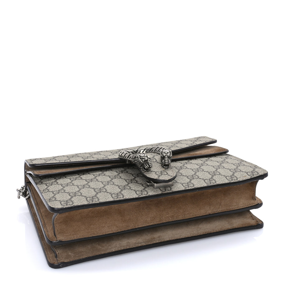 Gucci GG Supreme Monogram Small Dionysus Shoulder Bag  Taupe Image 3