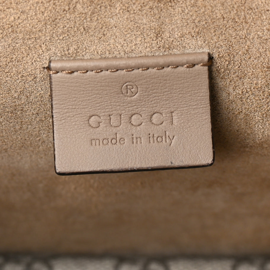 Gucci GG Supreme Monogram Small Dionysus Shoulder Bag  Taupe Image 5