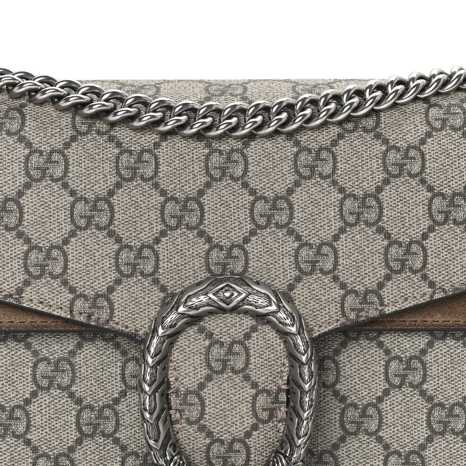 Gucci GG Supreme Monogram Small Dionysus Shoulder Bag  Taupe Image 6