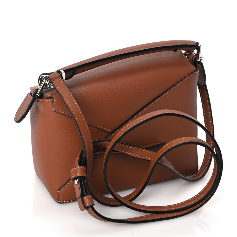 Loewe Calfskin Mini Puzzle Edge Bag Tan Image 2