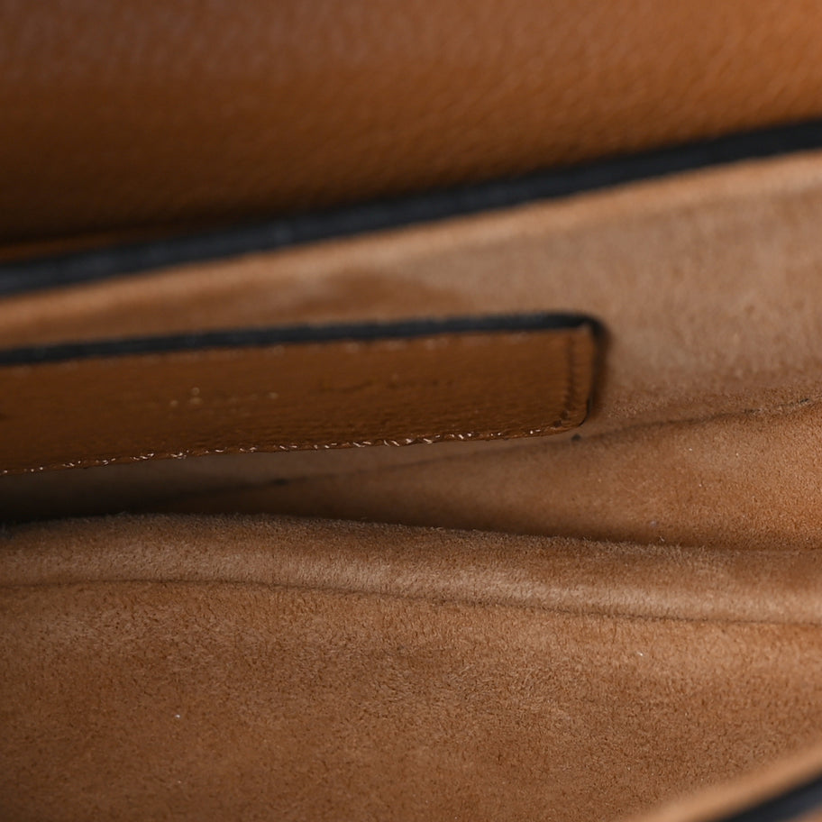 Christian Dior Goatskin Micro Saddle Bag  Camello Image 4