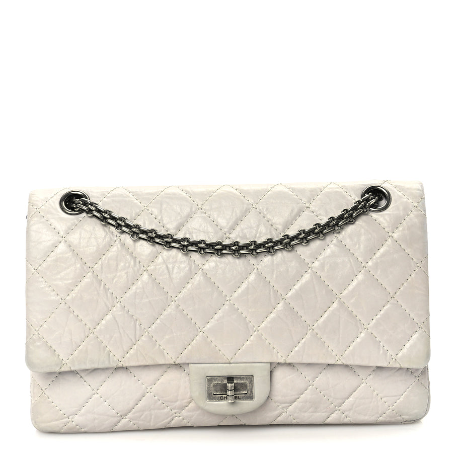 Chanel Aged Calfskin 2.55 Reissue 226 Flap  Ivory Image 1