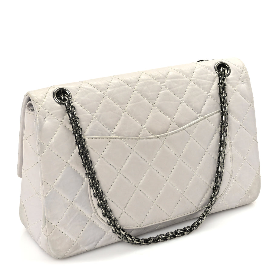 Chanel Aged Calfskin 2.55 Reissue 226 Flap  Ivory Image 2