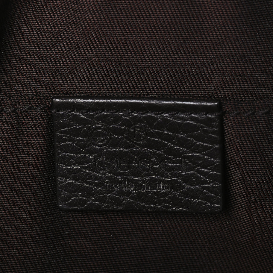 Gucci Monogram Belt Bag Dark Brown Image 5