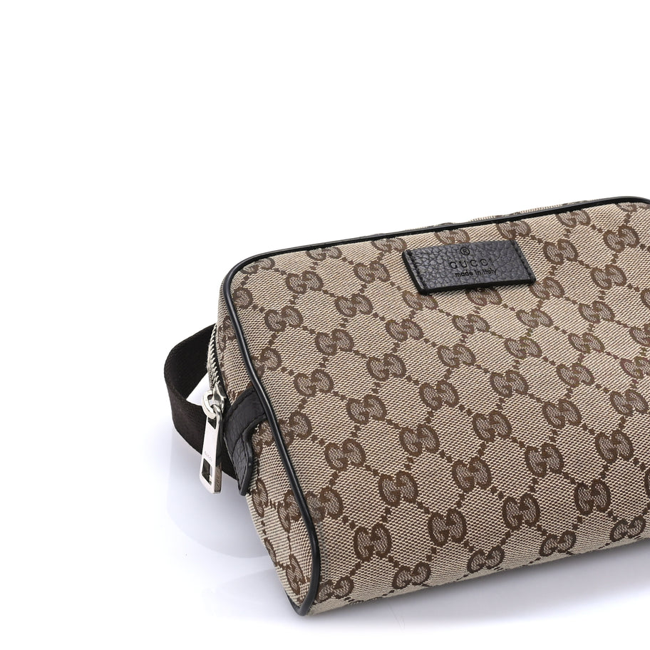 Gucci Monogram Belt Bag Dark Brown Image 7