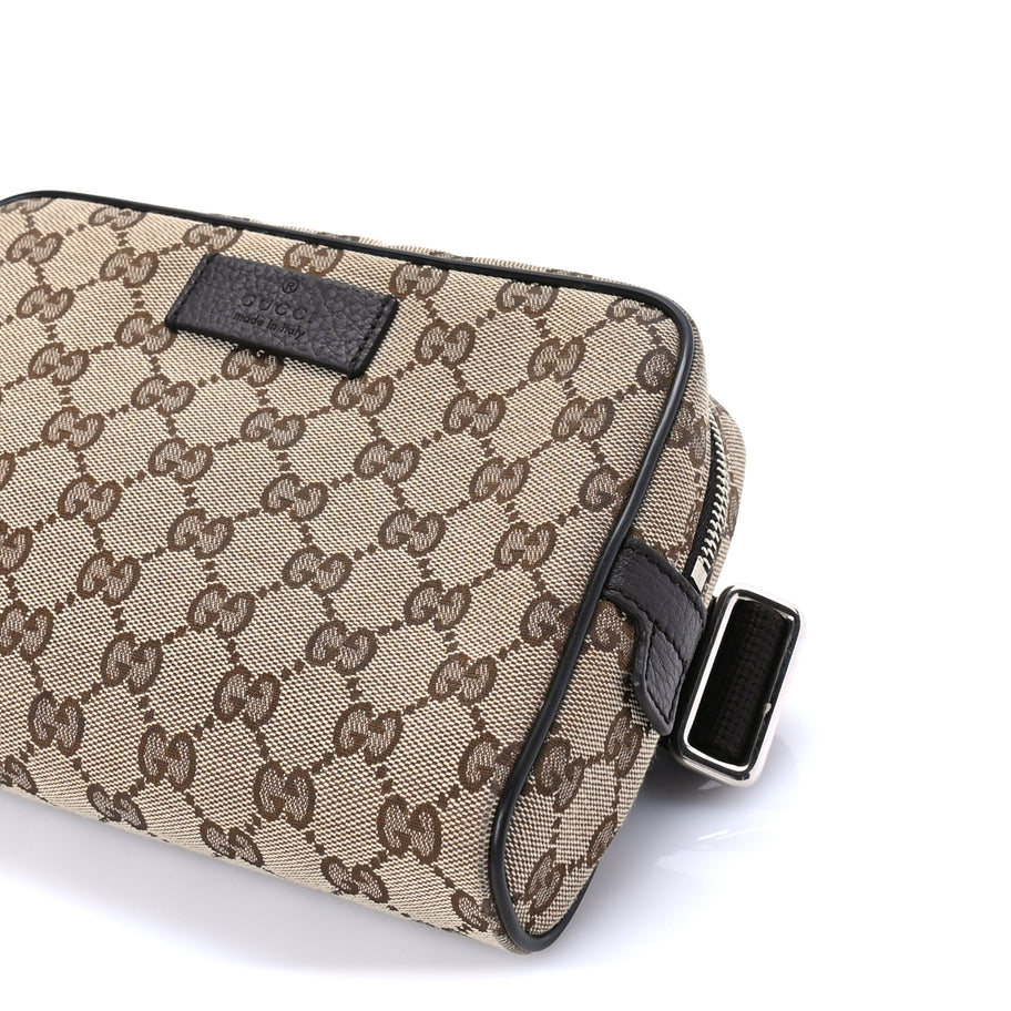 Gucci Monogram Belt Bag Dark Brown Image 8