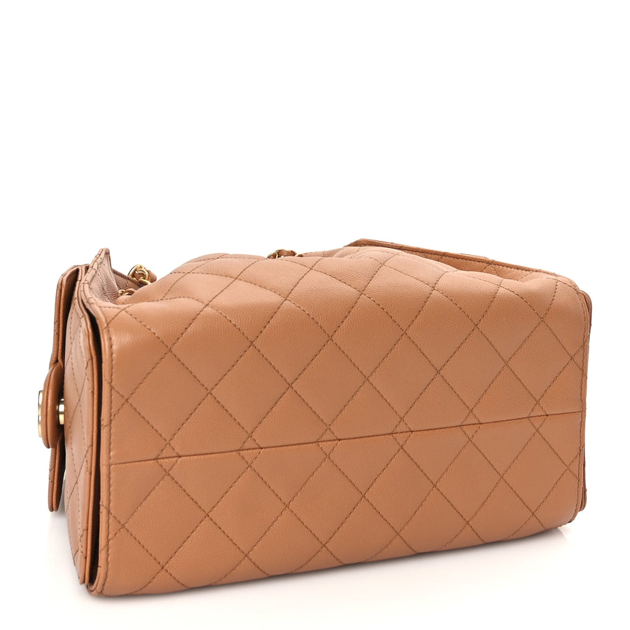 Chanel Caviar Quilted Small Chanel 25 Handbag Brown Image 3