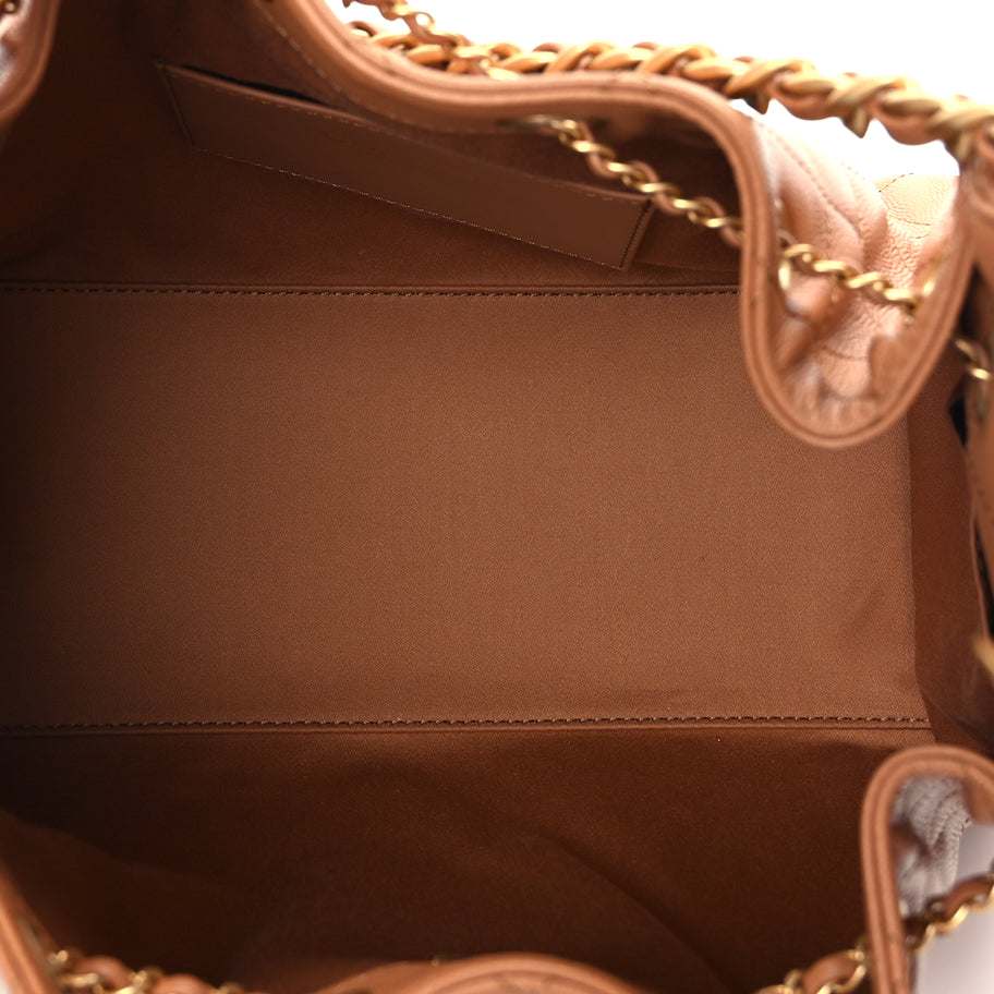 Chanel Caviar Quilted Small Chanel 25 Handbag Brown Image 4