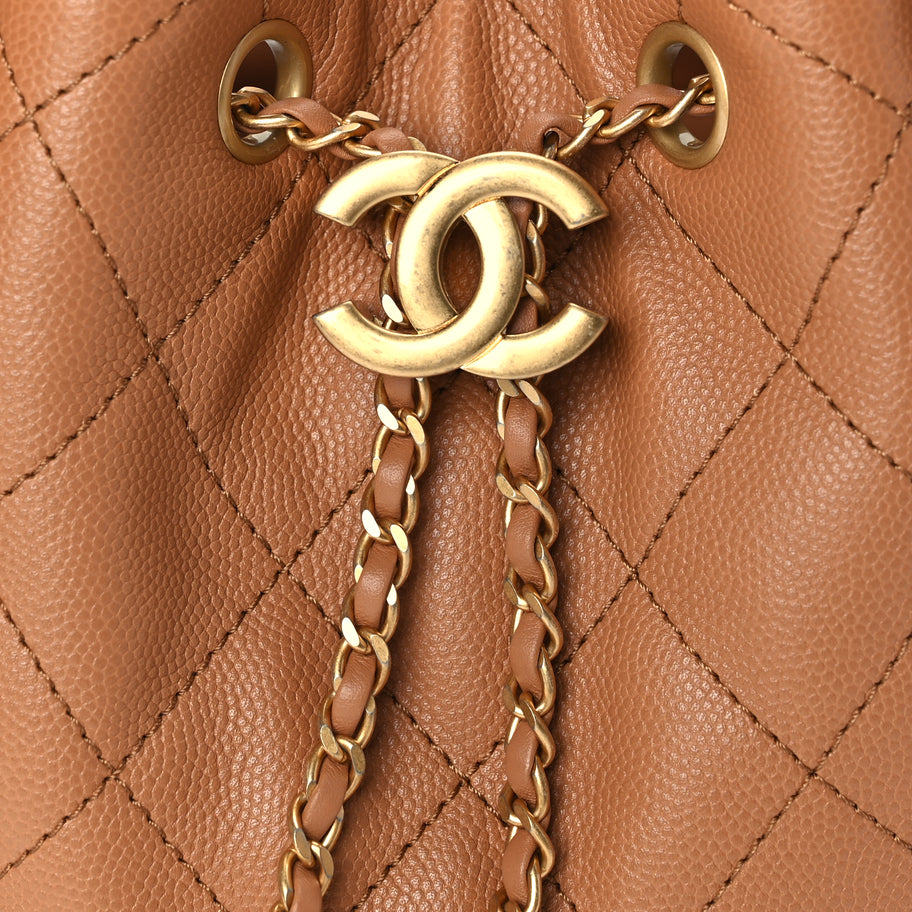 Chanel Caviar Quilted Small Chanel 25 Handbag Brown Image 7