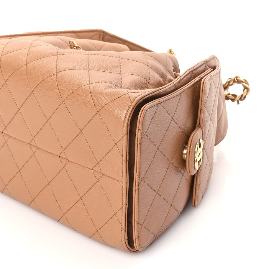 Chanel Caviar Quilted Small Chanel 25 Handbag Brown Image 9
