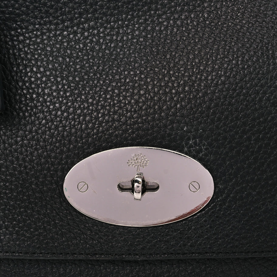 Mulberry Small Classic Grain Calfskin Medium Lily Black Image 6