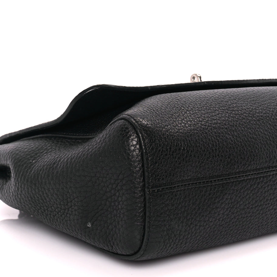 Mulberry Small Classic Grain Calfskin Medium Lily Black Image 7
