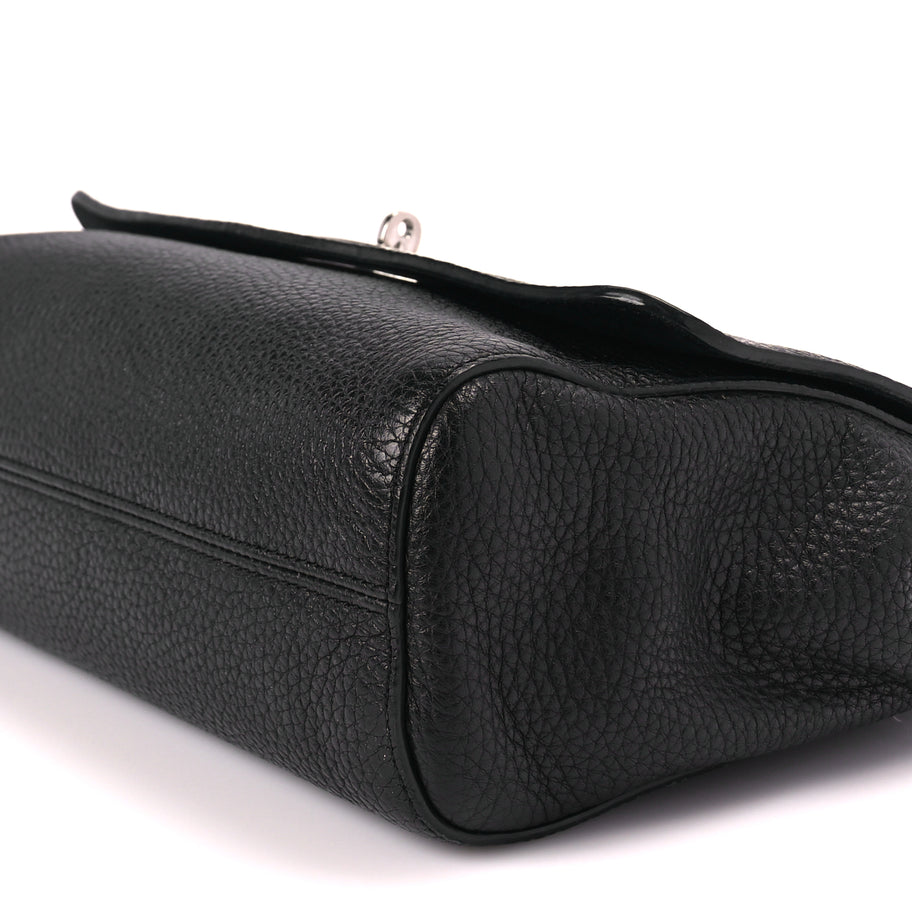 Mulberry Small Classic Grain Calfskin Medium Lily Black Image 8