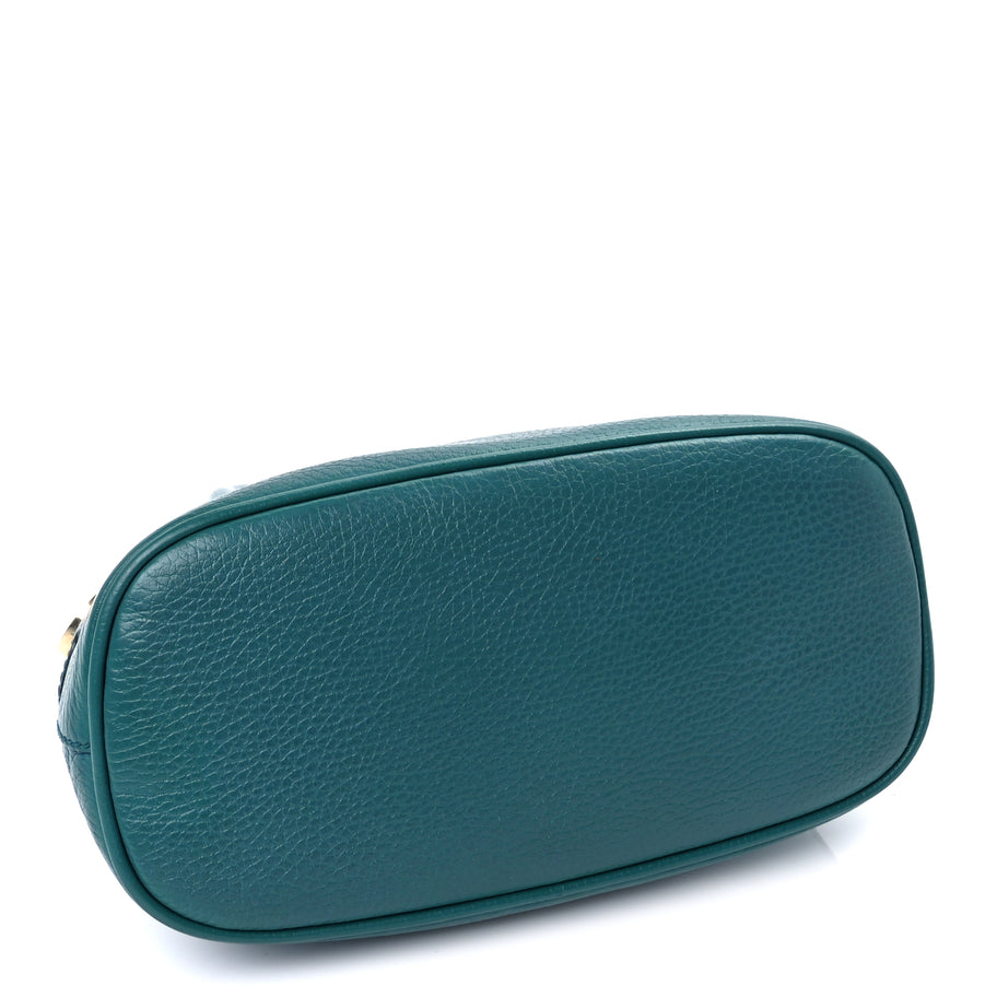 Gucci Dollar Calfskin Small GG Charm Dome Bag  Cobalt Image 3