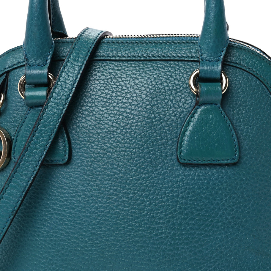 Gucci Dollar Calfskin Small GG Charm Dome Bag  Cobalt Image 6