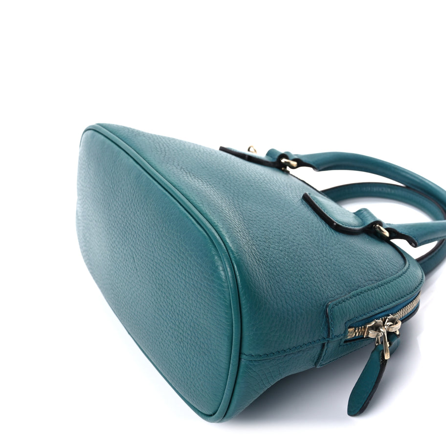 Gucci Dollar Calfskin Small GG Charm Dome Bag  Cobalt Image 7