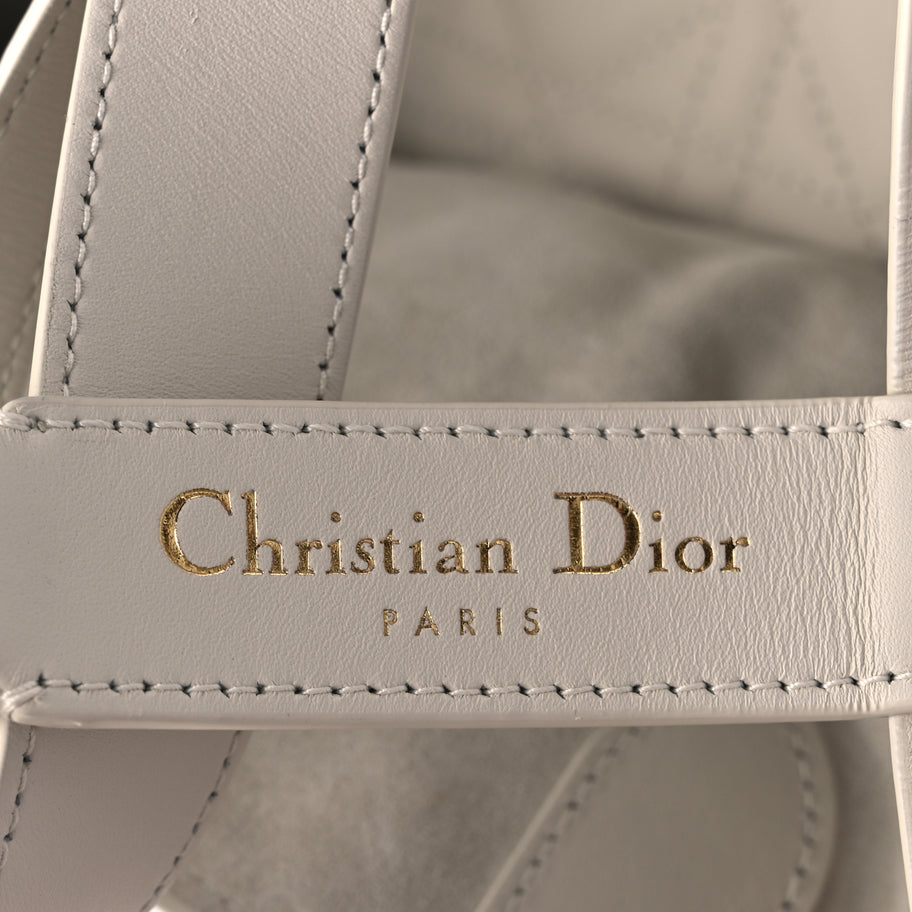 Christian Dior Calfskin Macrocannage Medium Toujours Latte Image 5