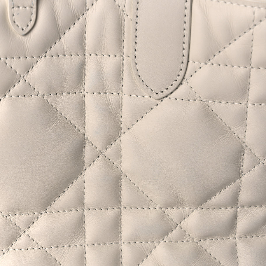 Christian Dior Calfskin Macrocannage Medium Toujours Latte Image 6