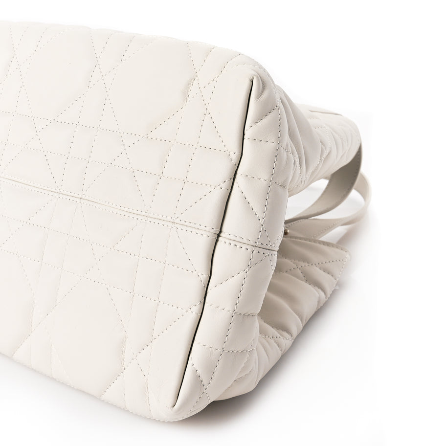 Christian Dior Calfskin Macrocannage Medium Toujours Latte Image 8
