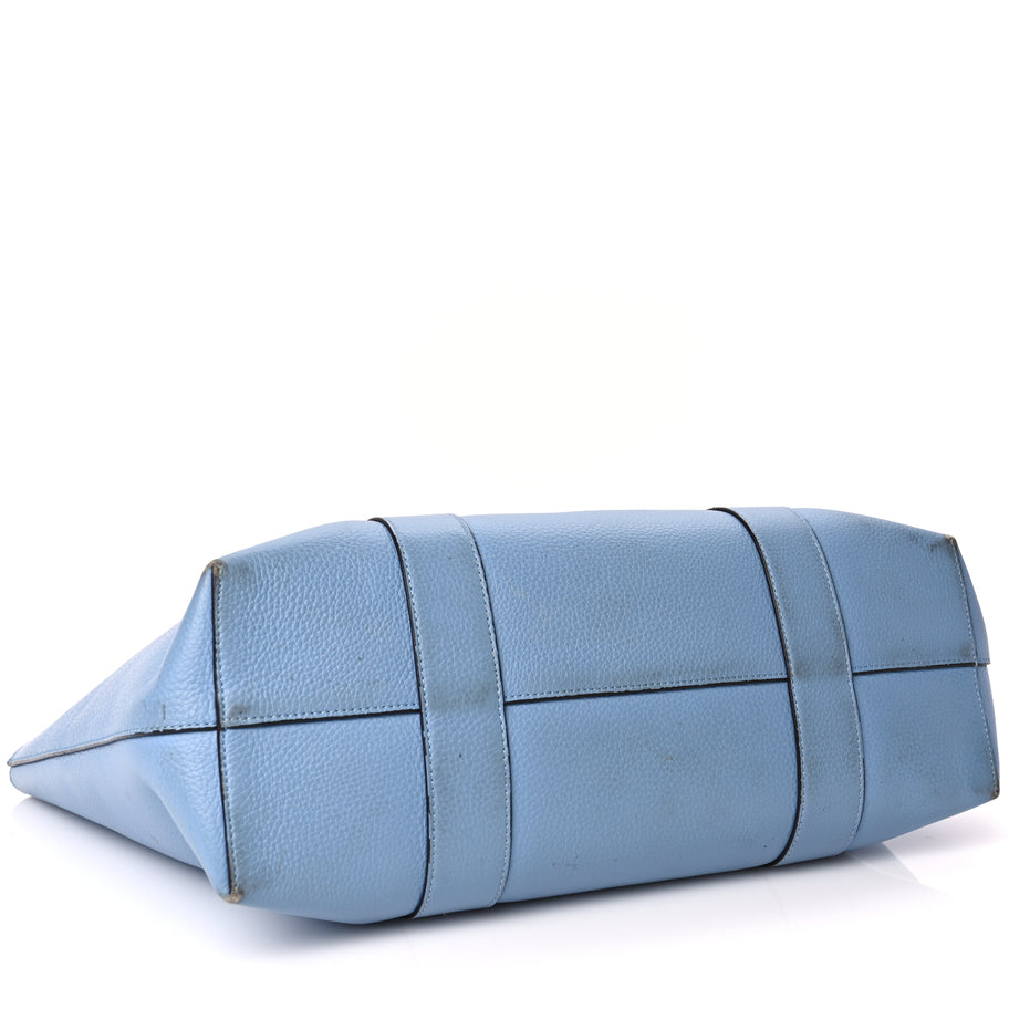 Mulberry Small Classic Grain Bayswater Tote Pale Slate Image 5