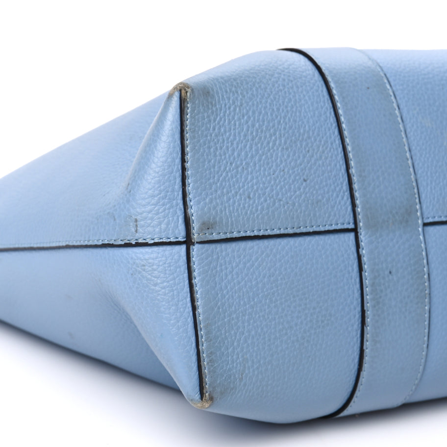 Mulberry Small Classic Grain Bayswater Tote Pale Slate Image 6