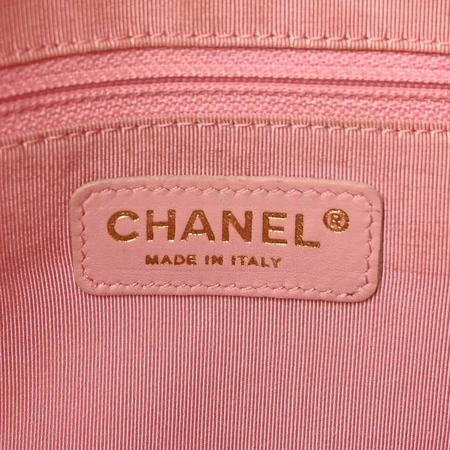 Chanel Caviar Quilted Small Bowler Pink Image 6