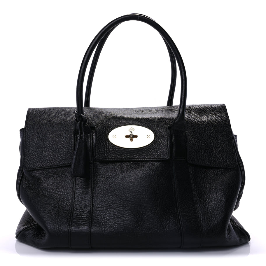 Mulberry Natural Vegetable Tanned Bayswater  Black Image 1