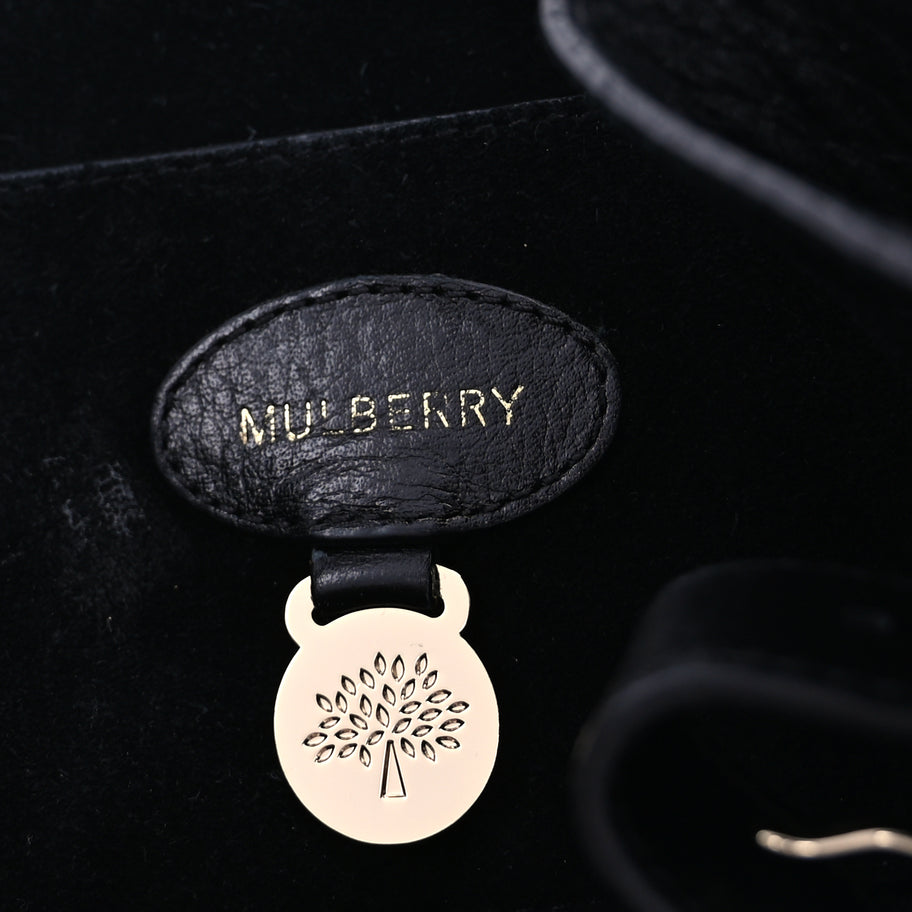 Mulberry Natural Vegetable Tanned Bayswater  Black Image 5