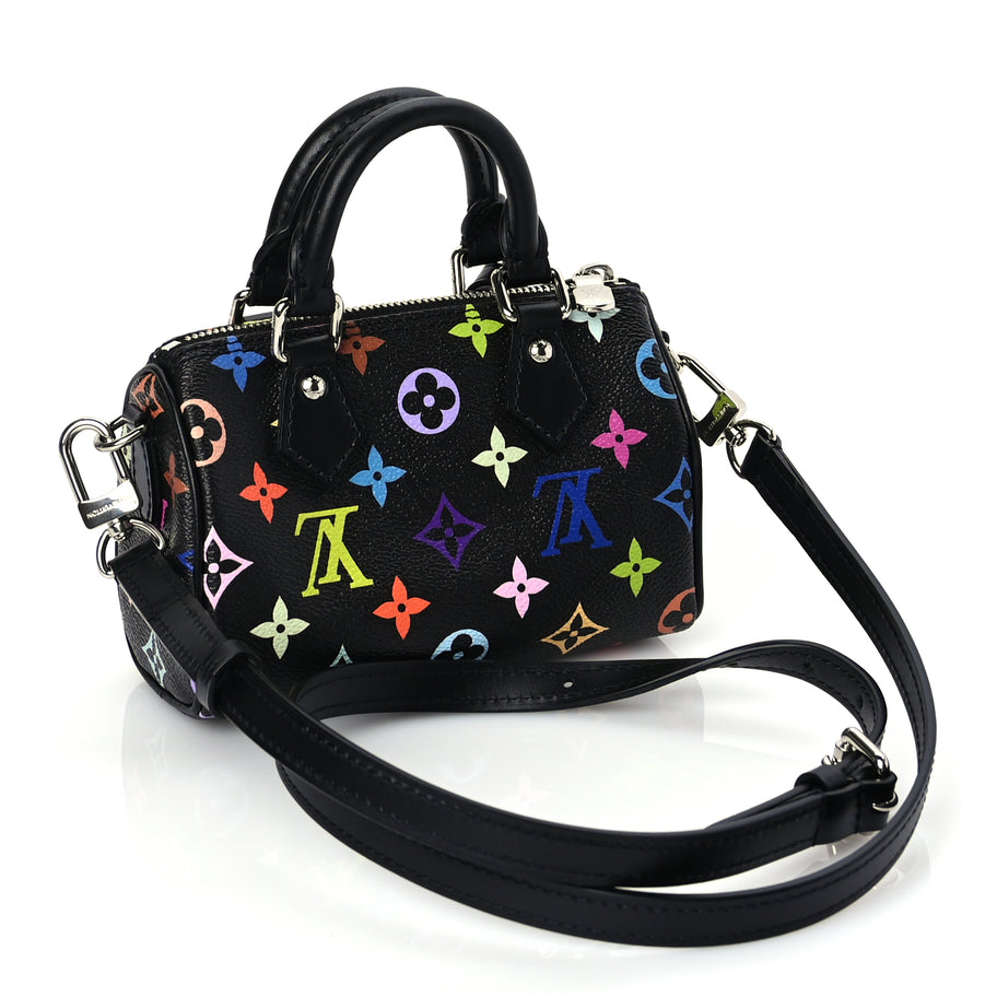 Louis Vuitton LV X TM Monogram Multicolor Nano Speedy Black Image 2