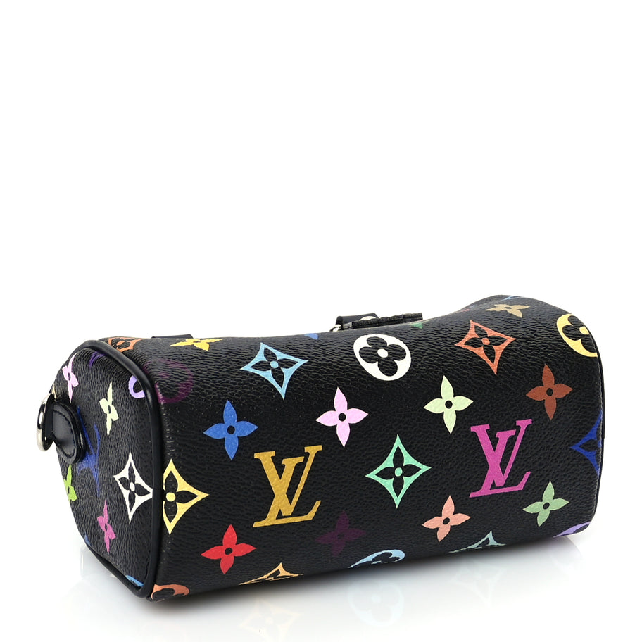 Louis Vuitton LV X TM Monogram Multicolor Nano Speedy Black Image 3