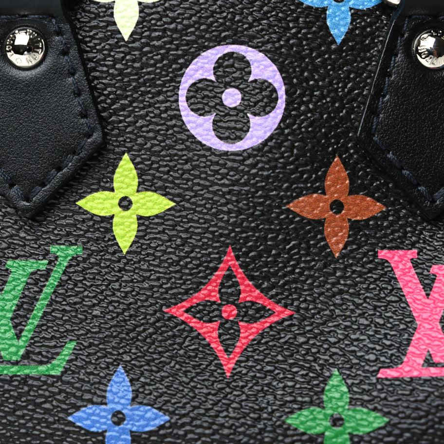 Louis Vuitton LV X TM Monogram Multicolor Nano Speedy Black Image 6
