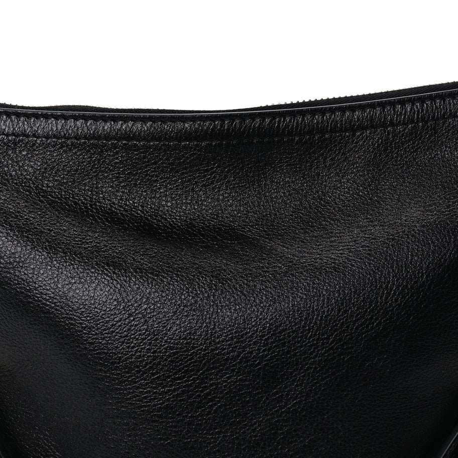 Givenchy Crinkled Calfskin Small Voyou Bag Black Image 6