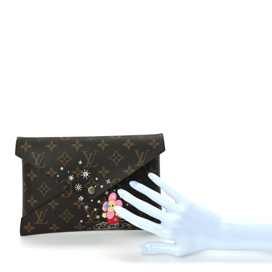 Louis Vuitton Monogram 2023 Christmas Animation Kirigami Pochette Set Multicolour Image 2