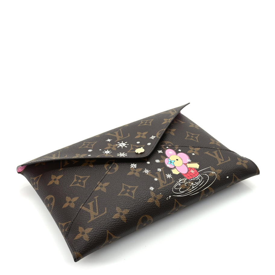 Louis Vuitton Monogram 2023 Christmas Animation Kirigami Pochette Set Multicolour Image 5