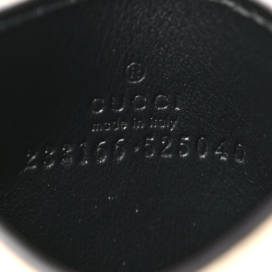 Gucci GG Supreme Monogram Calfskin Card Holder Beige Mystic White Image 6