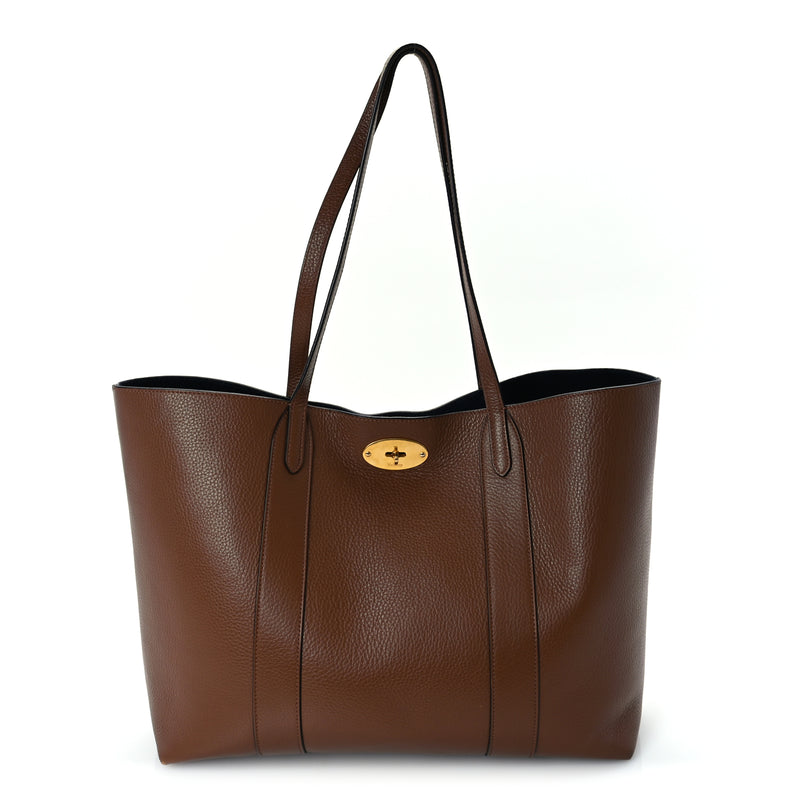  Mulberry Small Classic Grain Bayswater Tote Oak Oxford Blue