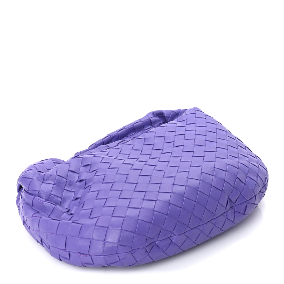 Bottega Veneta Nappa Intrecciato Teen Jodie Hobo Purple Image 3