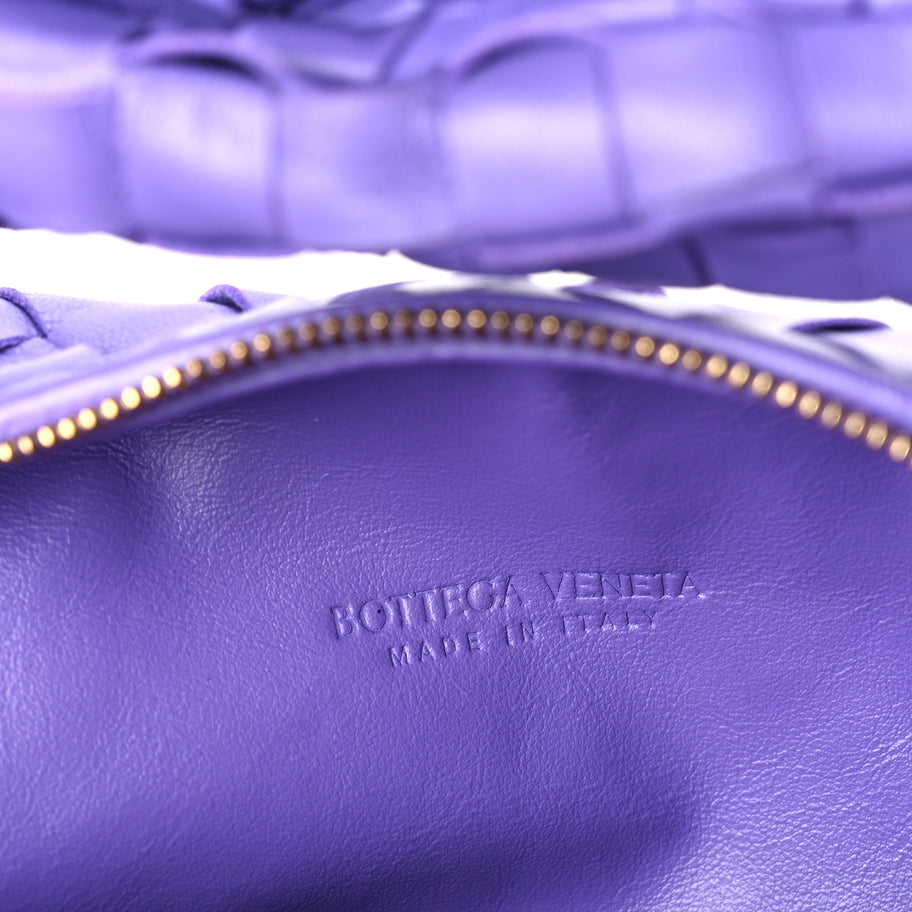 Bottega Veneta Nappa Intrecciato Teen Jodie Hobo Purple Image 5