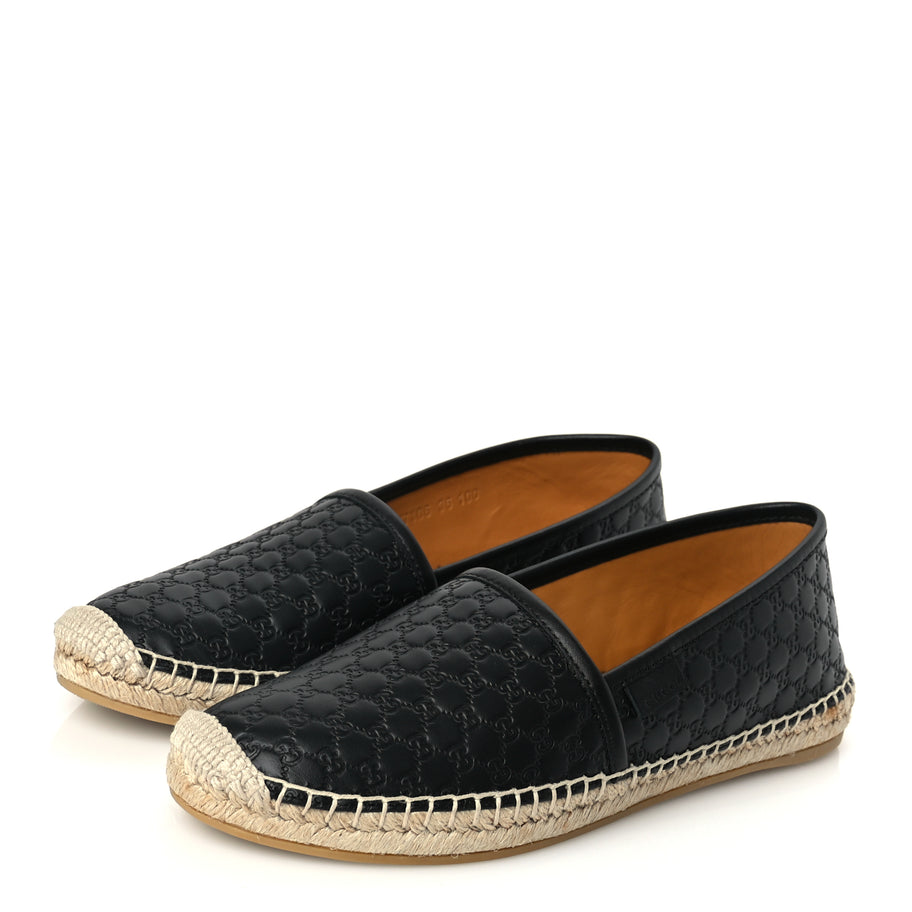 Gucci Microguccissima Signature Espadrilles 36 Black Image 4
